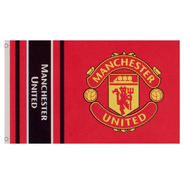 Manchester United FC WM Flagga One Size Röd Red One Size