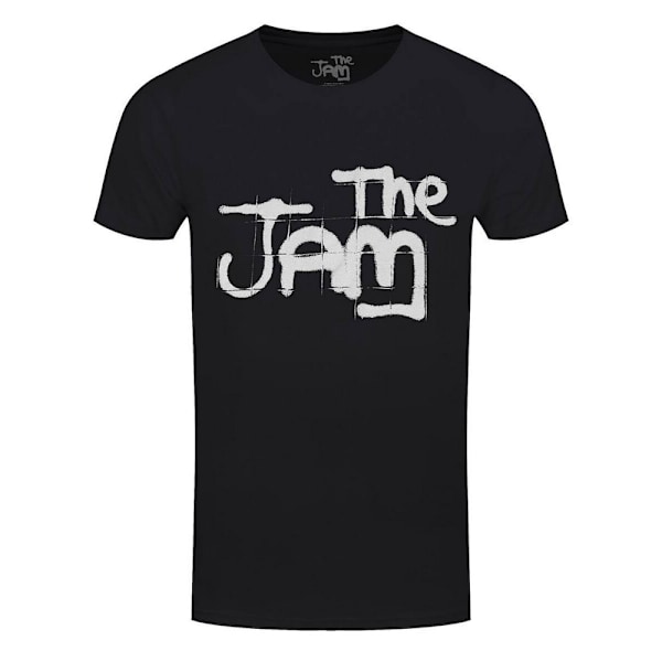 The Jam Unisex Adult Spray Logo T-Shirt L Svart Black L