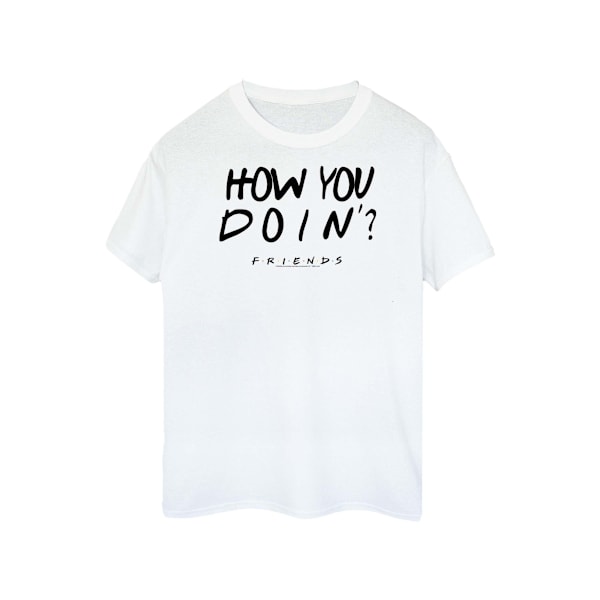 Friends Dam/Damer Hur Mår Du? Bomull T-shirt L Vit White L