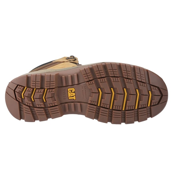 Caterpillar Striver Säkerhetsstövlar i Läder för Män 12 UK Svart/Honung Black/Honey/Yellow 12 UK