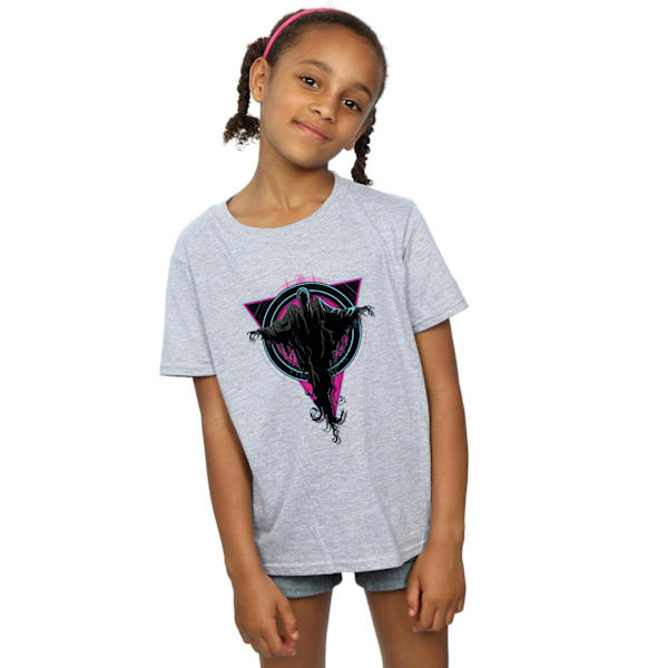 Harry Potter Girls Neon Dementors Bomull T-shirt 5-6 år Spor Sports Grey 5-6 Years