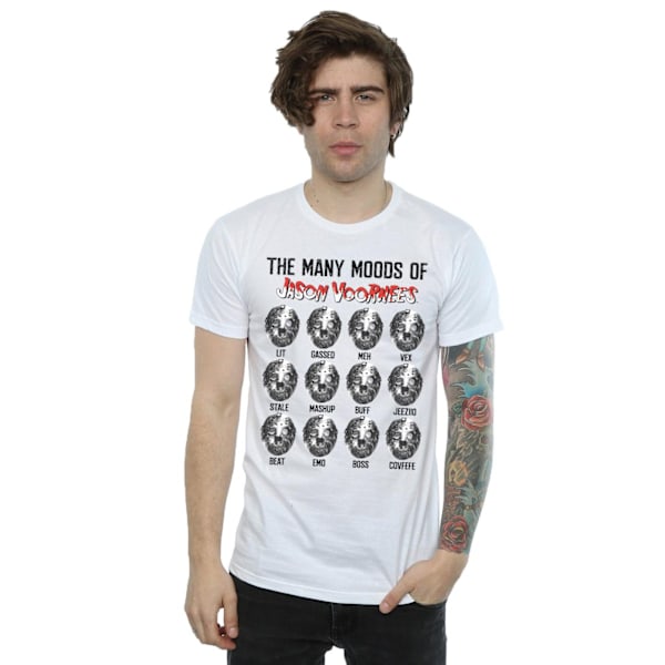 Fredag den 13:e herr The Many Moods Of Jason Voorhees T-shirt L Whi White L