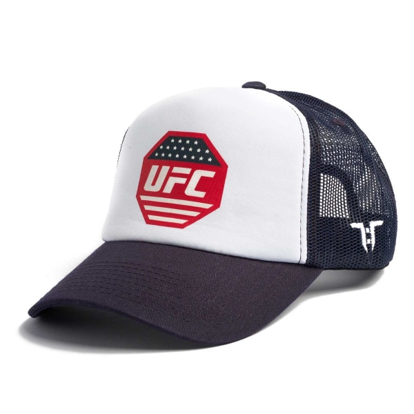 Tokyo Time Unisex Vuxen UFC Trucker Cap One Size Vit/Navy Blu White/Navy Blue One Size