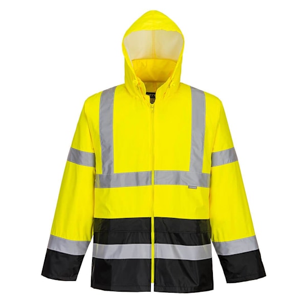 Portwest H443 Kontrast High-Vis Arbetsjacka 4XL Gul/Svart Yellow/Black 4XL
