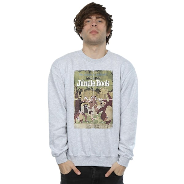 Djungelboken Herr Poster Sweatshirt 3XL Sports Grey Sports Grey 3XL