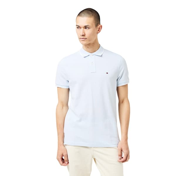 Tommy Hilfiger Herr Regular Pikétröja S Breezy Blue Breezy Blue S