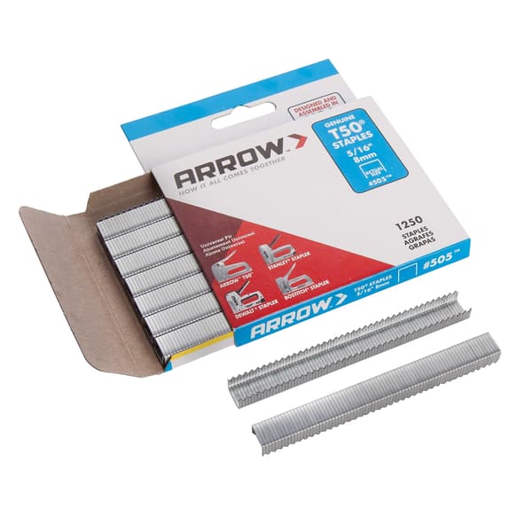 Arrow Heavy Duty-häftklamrar (1250-pack) 14 mm silver Silver 14mm