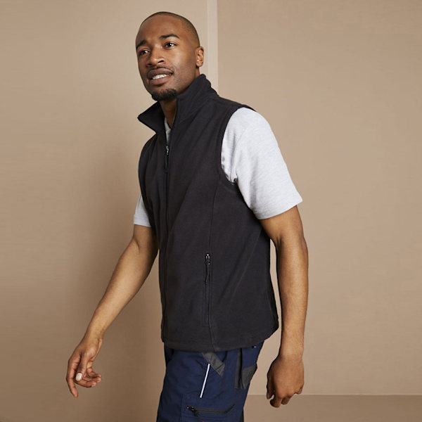 Russel Fleece Gilet Jacka / Bodywarmer 2XL Svart Black 2XL