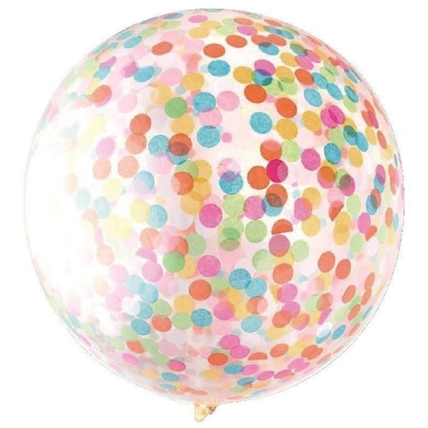 Globos Latex Confetti Balloon One Size Multicoloured Multicoloured One Size