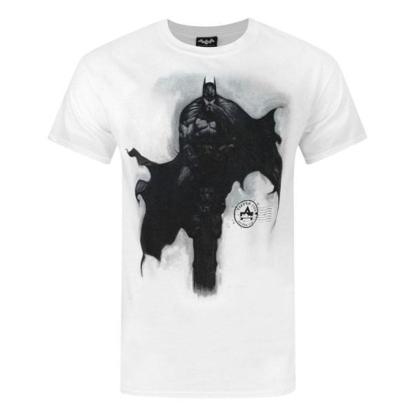 Arkham City Herr Batman Tower T-shirt XL Vit White XL