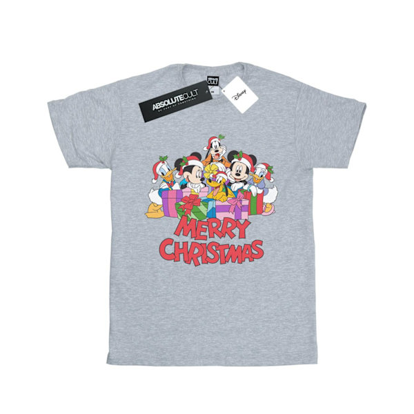 Disney Dam/Damer Mickey Mouse Och Vänner Jul Bomull Sports Grey XL