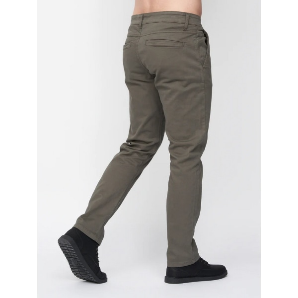 Duck and Cover Mens Moretor Chinos 32S Olive Olive 32S