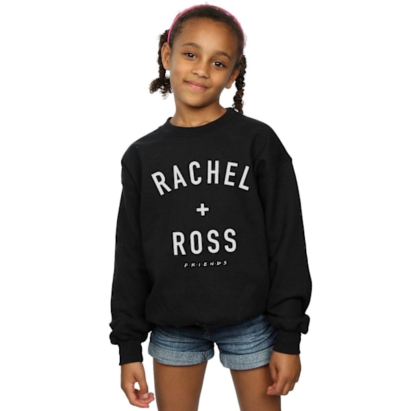 Friends Girls Rachel And Ross Text Sweatshirt 12-13 År Svart Black 12-13 Years