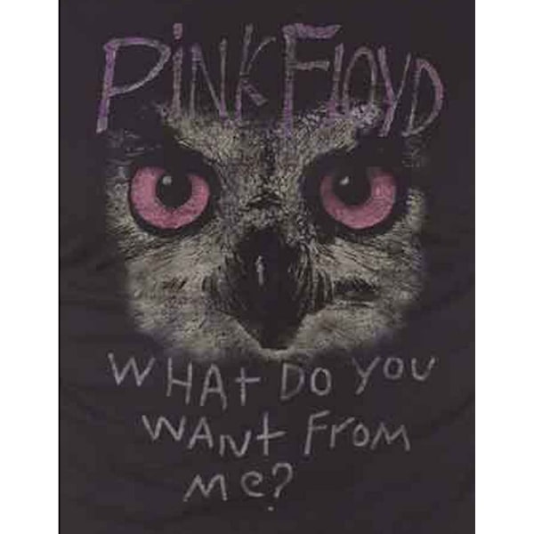 Pink Floyd Unisex Vuxen Vad Vill Du Ha Från Mig? Uggla T-Shirt S Black S