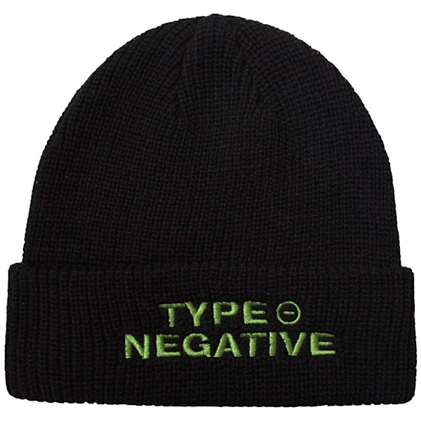 Type O Negative Unisex Vuxen Text Logo Beanie One Size Svart Black One Size