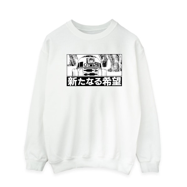 Star Wars Herr R2D2 Japansk Sweatshirt M Vit White M