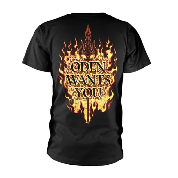 Amon Amarth Unisex Vuxen Oden Wants You T-Shirt XXL Svart Black XXL