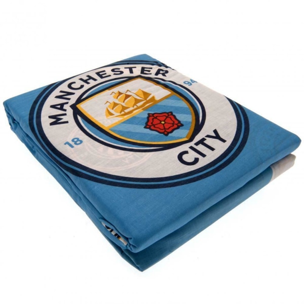 Manchester City FC Pulse Cover påslakanset set Blue/White Double