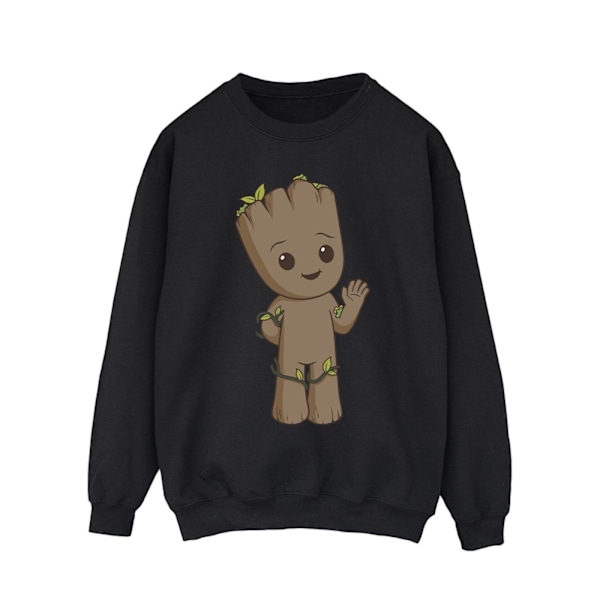Marvel Herr I Am Groot Söt Groot Sweatshirt 4XL Svart Black 4XL