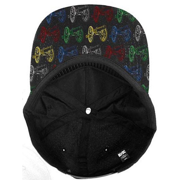 AC/DC Unisex Vuxen Canon Pop Art Snapback Keps En Storlek Svart Black One Size