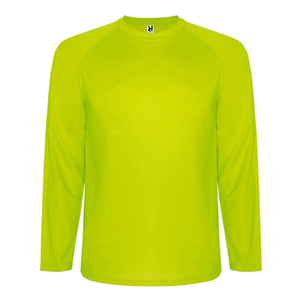 Roly Montecarlo Långärmad Sport T-Shirt Herr S Fluorescerande Fluorescent Yellow S