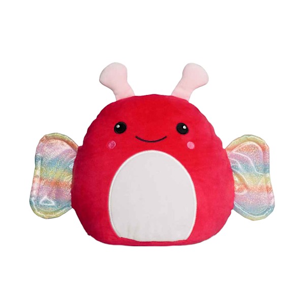 Mumbles Squidgy Butterfly Plyschleksak En Storlek Rosa Pink One Size