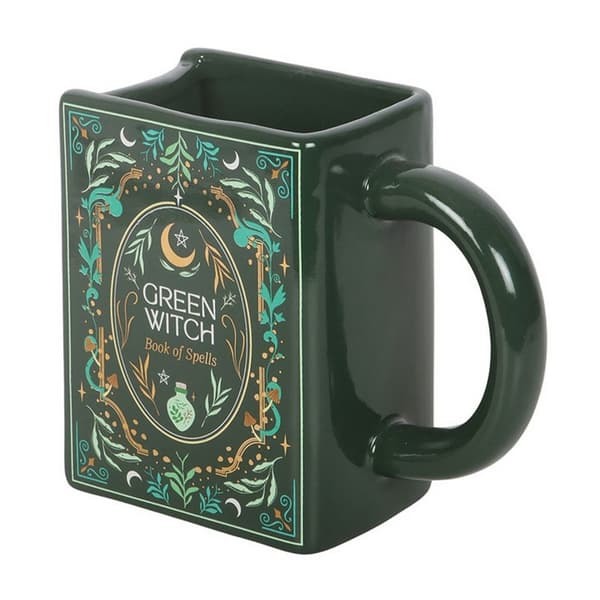 Something Different Grön Häxbok 450ml Mugg En Storlek Grön Green One Size