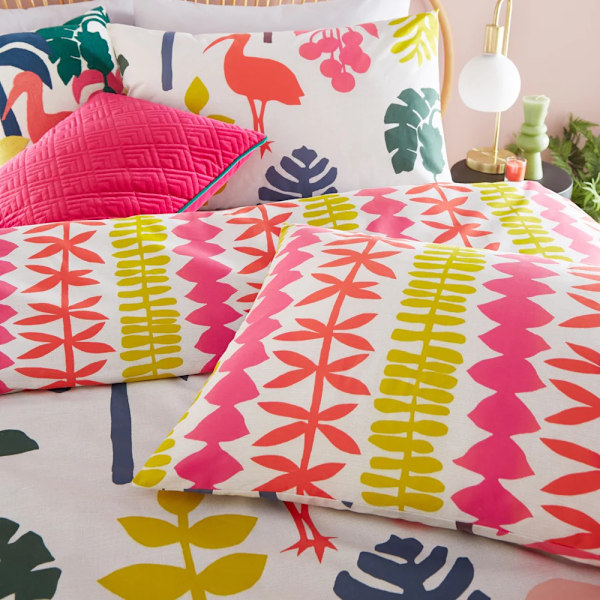 Furn Marula Tropisk Påslakanset Enkelsäng Flerfärgad Multicoloured Single