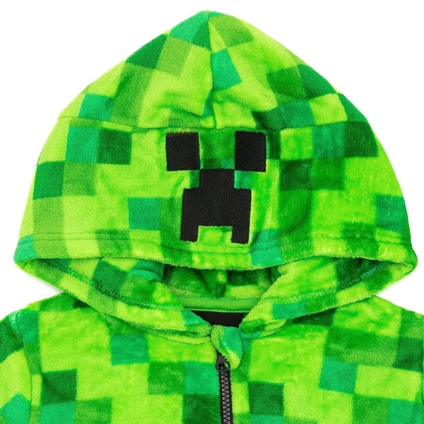 Minecraft Boys Creeper Pixel Body 9-10 Years Green Green 9-10 Years