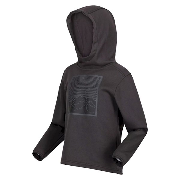 Regatta Highton Mountain Extol Stretch Hoodie 11 för barn/ungdomar Dark Grey 11-12 Years