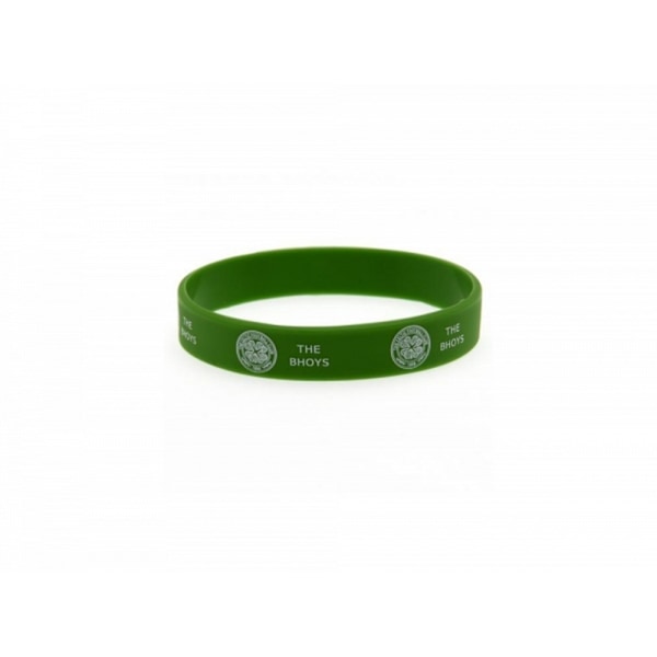 Celtic FC Officiell Fotboll Silikon Armband En Storlek Grön Green One Size