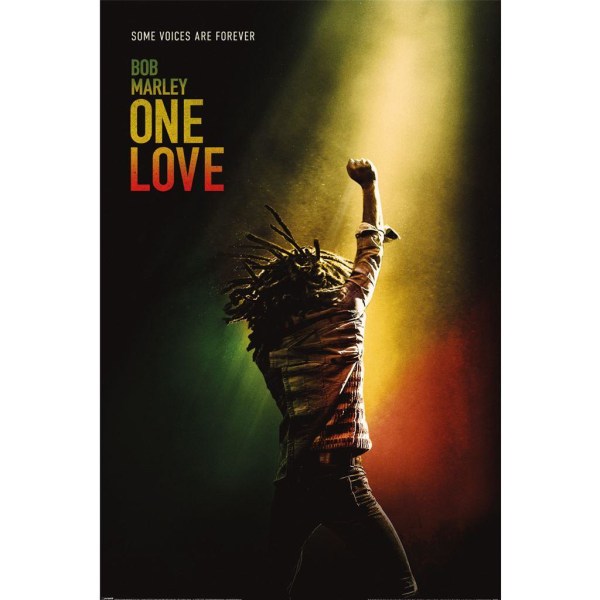 Bob Marley One Love Maxi Poster 91,5 cm x 61 cm Svart/Gul/Oran Black/Yellow/Orange 91.5cm x 61cm