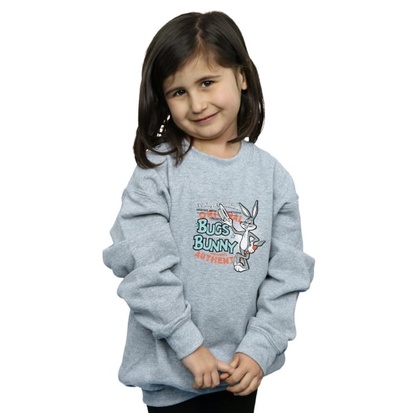 Looney Tunes Girls Vintage Bugs Bunny Sweatshirt 5-6 år Spor Sports Grey 5-6 Years