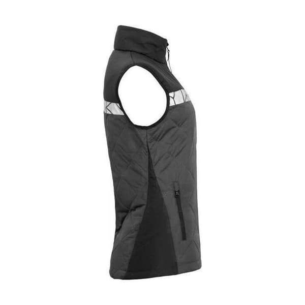Projob Dam Progression Diamond Quilt Återvunnen Polyester Grey/Black M
