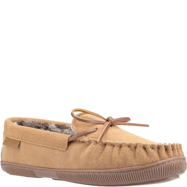 Hush Puppies Ace herr lädertofflor 6 UK Tan Tan 6 UK