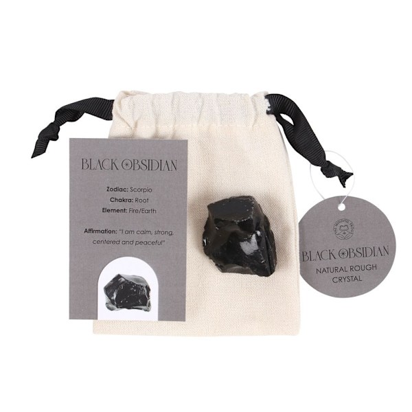 Something Different Obsidian Rough Crystal One Size Black Black One Size