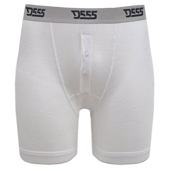 Duke Herr D555 London Driver Bomullsboxershorts (3-pack) Me Black/White/Grey Medium
