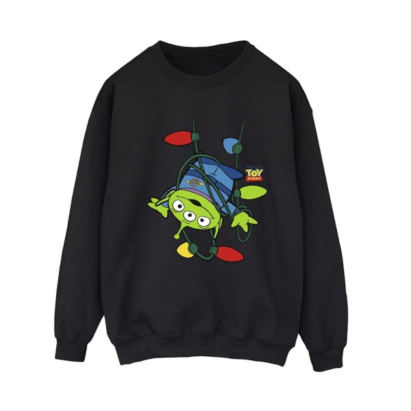 Disney Dam/Kvinnor Toy Story Julbelysning Aliens Sweatshirt Black XXL