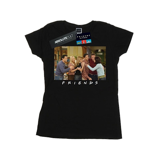 Friends Dam/Damer Gruppfoto Lägenhet Bomull T-shirt L Svart Black L