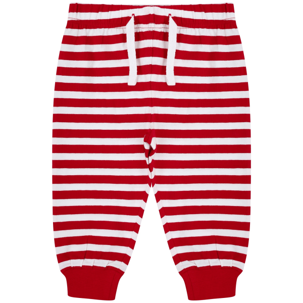 Larkwood Barnkläder/Barn Lounge Byxor 0-6 Månader Röd/Vit Red/White 0-6 Months