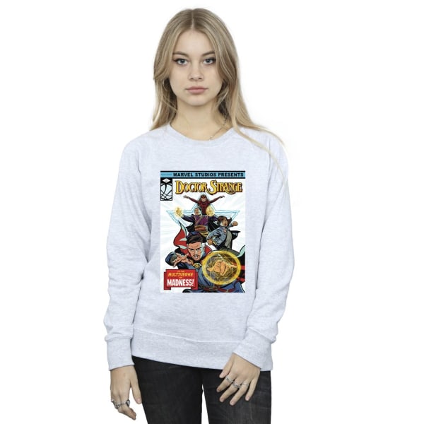Marvel Womens/Ladies Doctor Strange Comic Cover Sweatshirt L Sp Sports Grey L