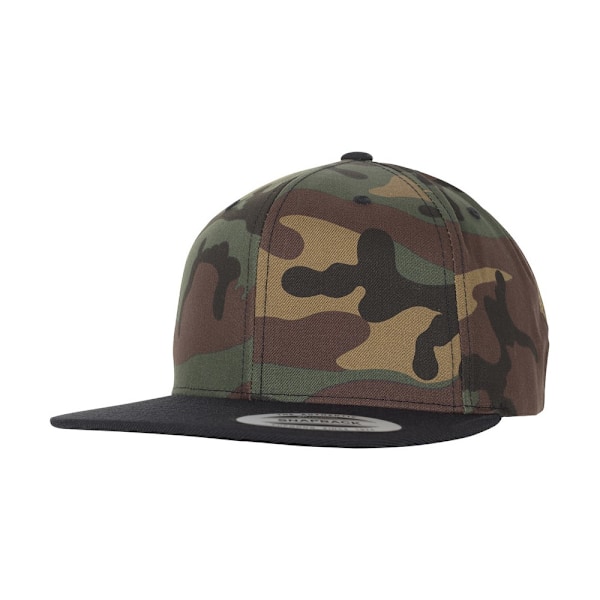 Yupoong Unisex Vuxen Klassisk Camo Snapback Cap En Storlek Grön C Green Camo/Black One Size