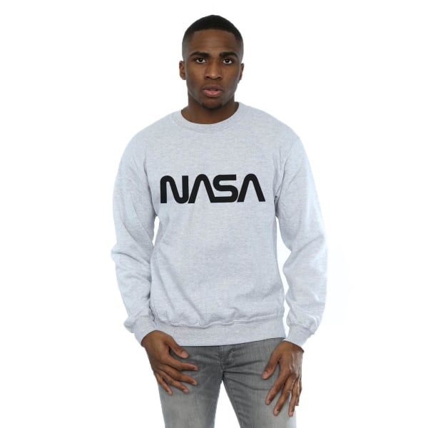 NASA Herr Modern Logo Sweatshirt S Sports Grey Sports Grey S