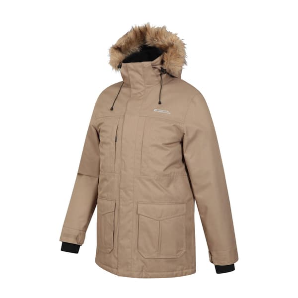 Mountain Warehouse Mens Gorge II Long Jacket 3XL Stone Stone 3XL