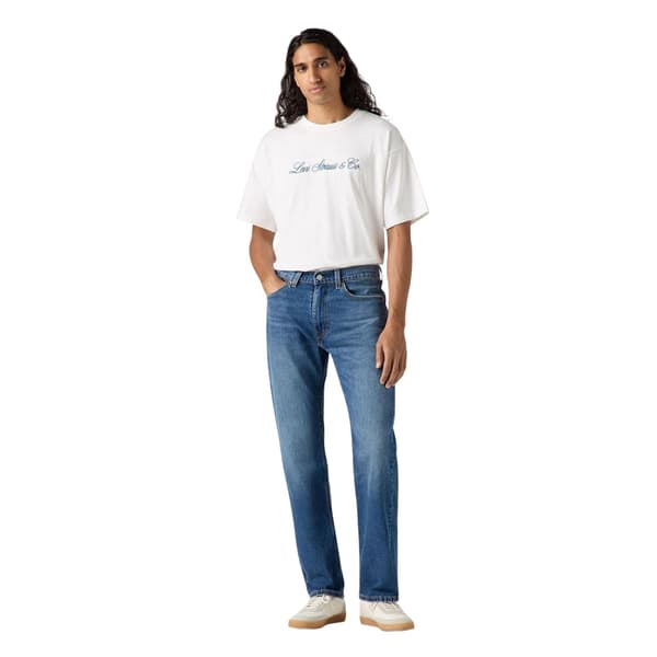 Levis Herr 505 Blue Hour Denim Regular Jeans 32L Blå Blue 32L