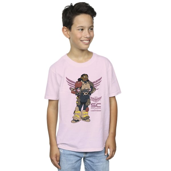 Disney Boys Lightyear Izzy Star Command T-shirt 12-13 år Bab Baby Pink 12-13 Years