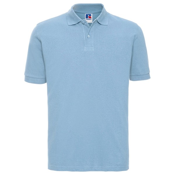 Russell Herr Classic Cotton Pique Poloskjorta M Sky Blue Sky Blue M