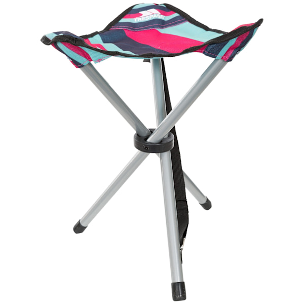 Trespass Ritchie Tripod Camping Pall/Stol En Storlek Tropical S Tropical Stripe One Size