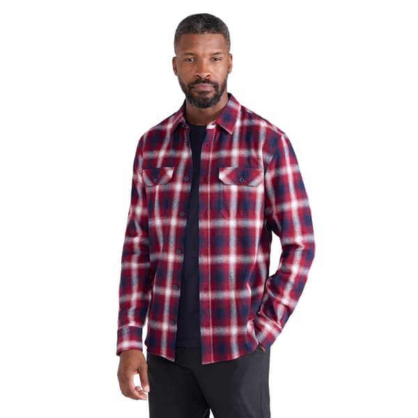 Mountain Warehouse Herr Trace Flanell Långärmad Skjorta M Berr Berry M