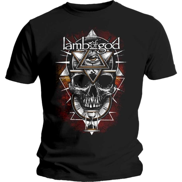 Lamb Of God Unisex Adult All Seeing Red T-Shirt XXL Svart Black XXL